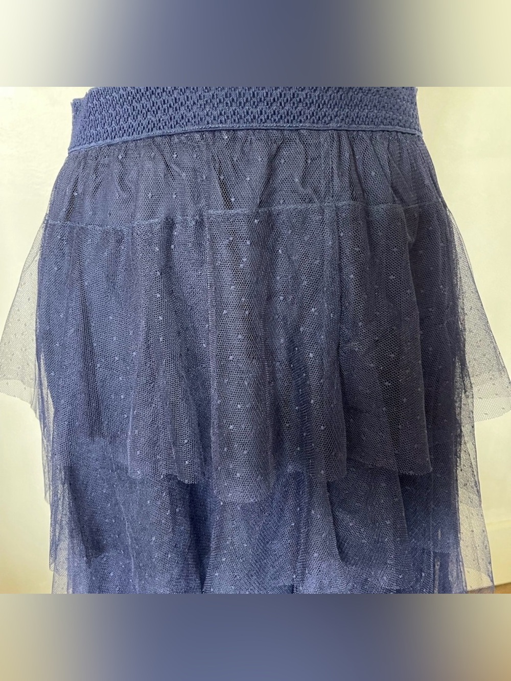 💙💙Anthropologie Small Tulle Navy Skirt💙💙